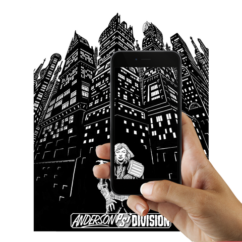 Judge Anderson - 2000 AD print by Tom Eglington