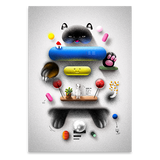 Cat Wall by Ori Toor